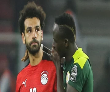 سادیو مانه و محمد صلاح در تمرینات لیورپول / عکس