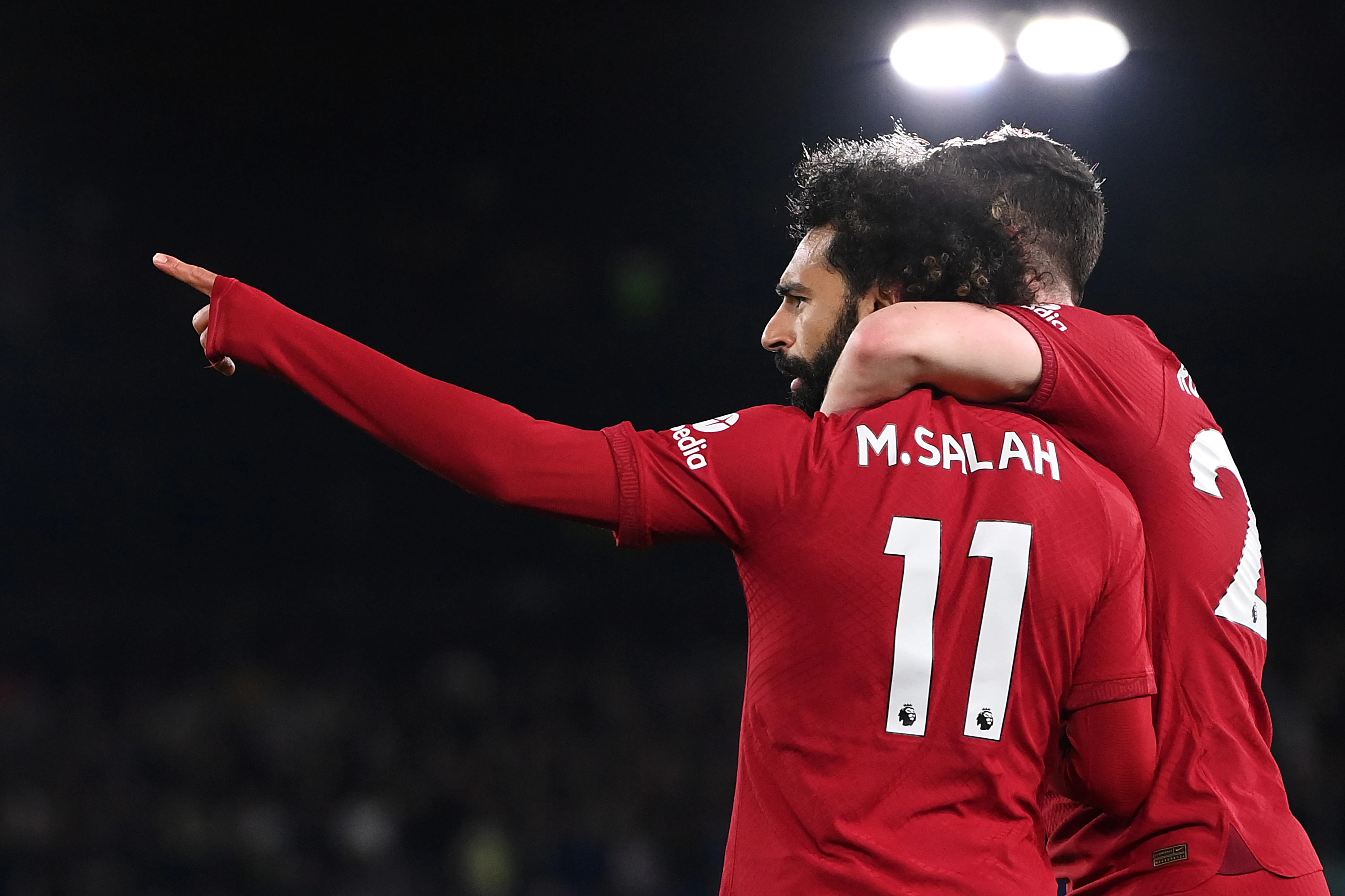 محمد صلاح به رکورد بیشترین گل با پای چپ در تاریخ لیگ برتر رسید