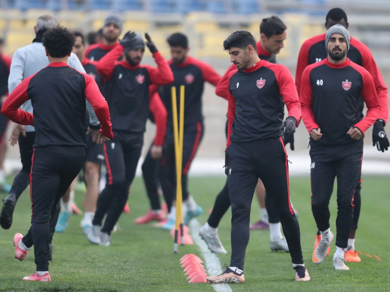 شرایط جوی تمرین پرسپولیس را تعطیل کرد