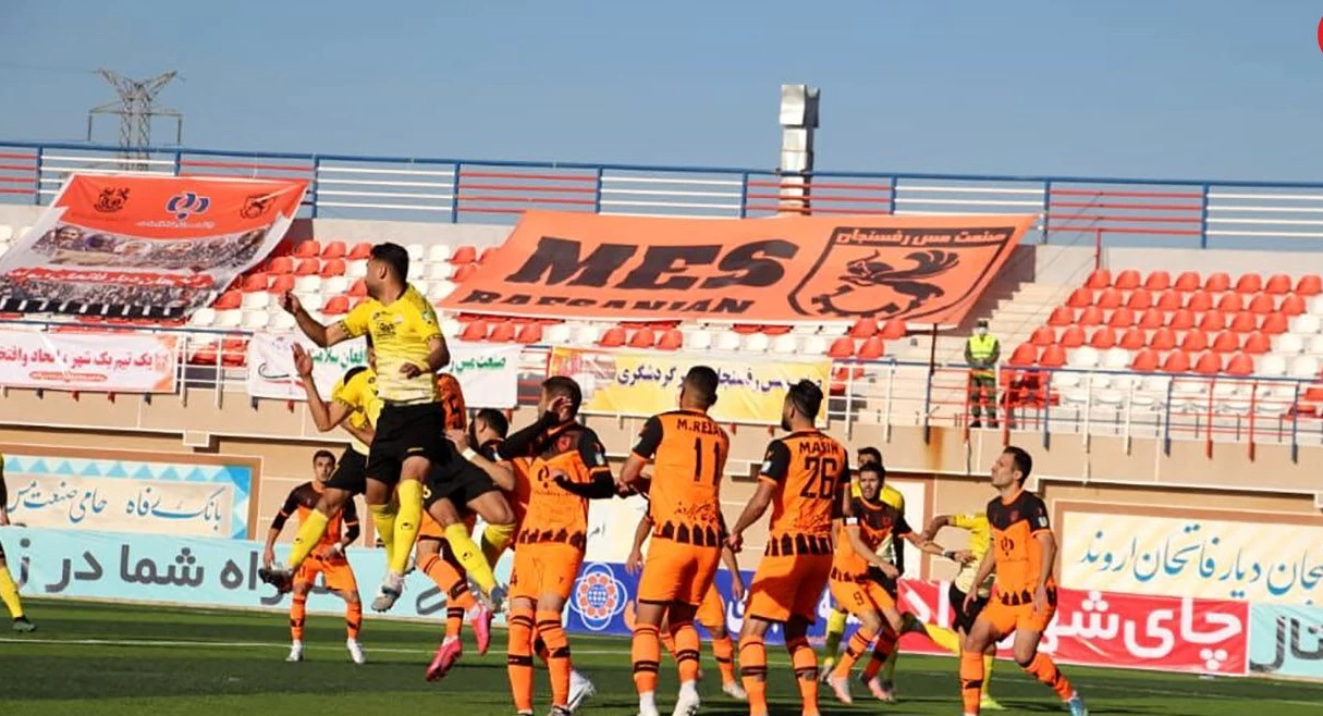 مس رفسنجان 0-0 سپاهان / پایان نیمه اول