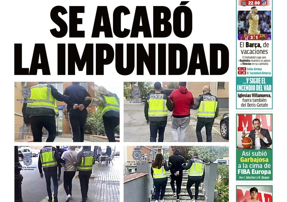 روزنامه‎‌های اسپانیا: عملیات علیه نژادپرستی