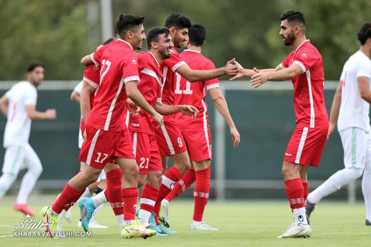 پرسپولیس ۴ - تیم ملی امید ۲/ انتقام سرخپوشان از امیدها با دبل ستاره جدید